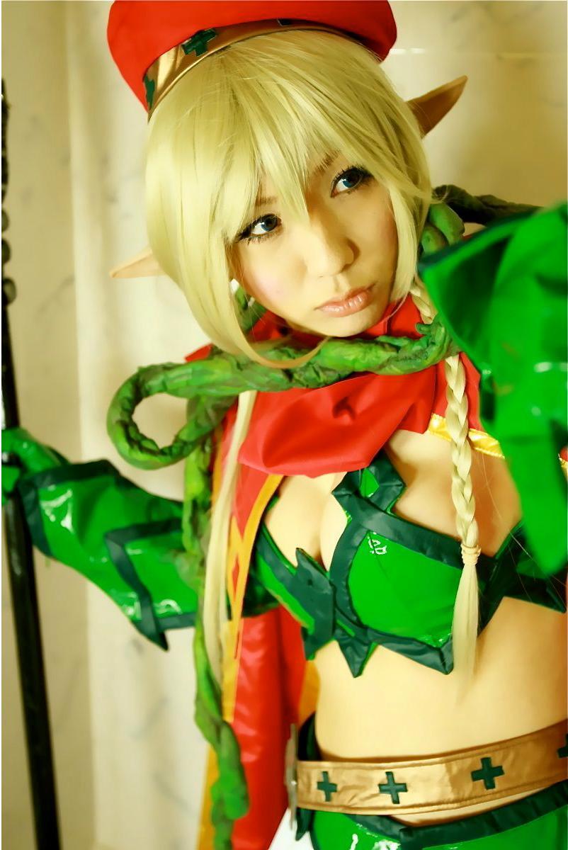 [Cosplay]  Queens Blade  Echidna & Alleyne Vs Tentacles SP2